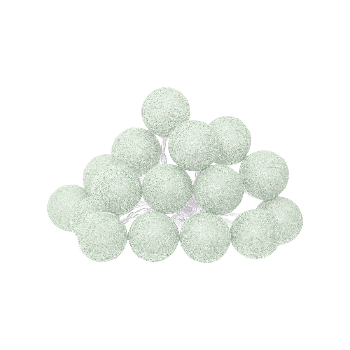 GUIRLANDE LUMINEUSES 20 BOULES DE COTON - DÉCO CHAMBRE ENFANT