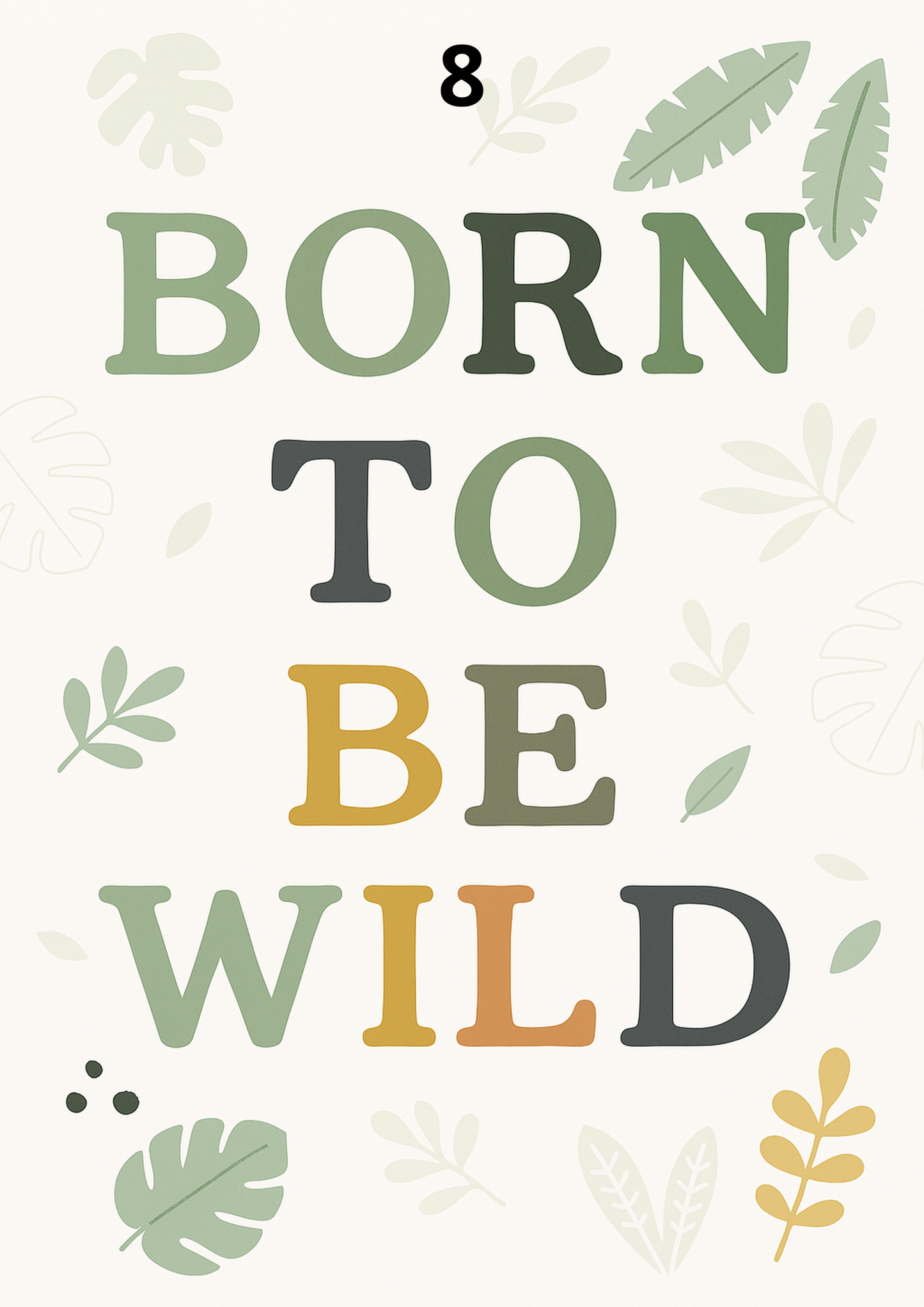 Lot de 3 Affiches Décoratives Murales Savane à Personnaliser