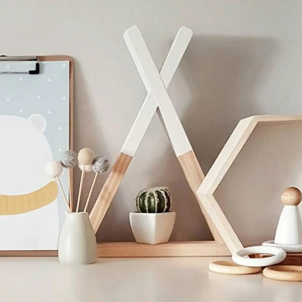 ÉTAGÈRE TIPI MURALE EN BOIS