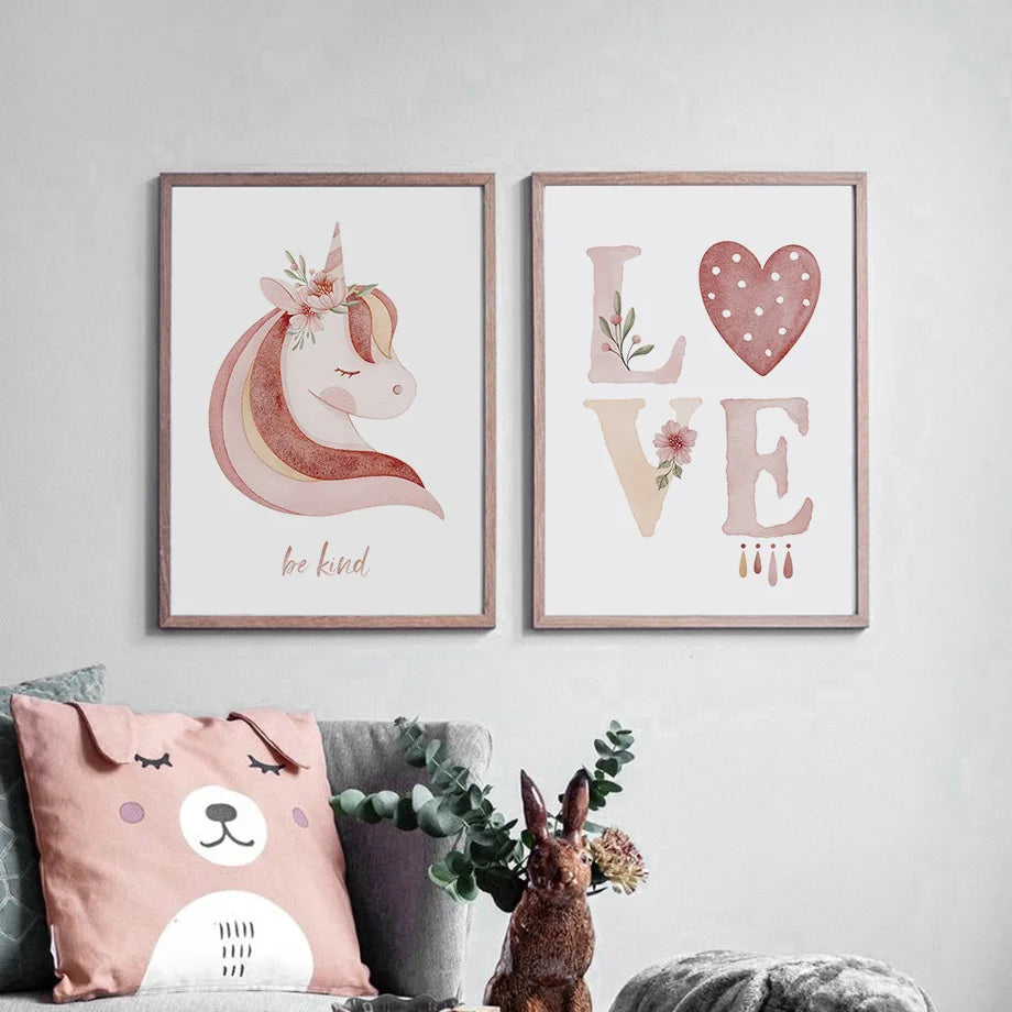 AFFICHE MURALE EN TOILE DE COTON BOHÈME