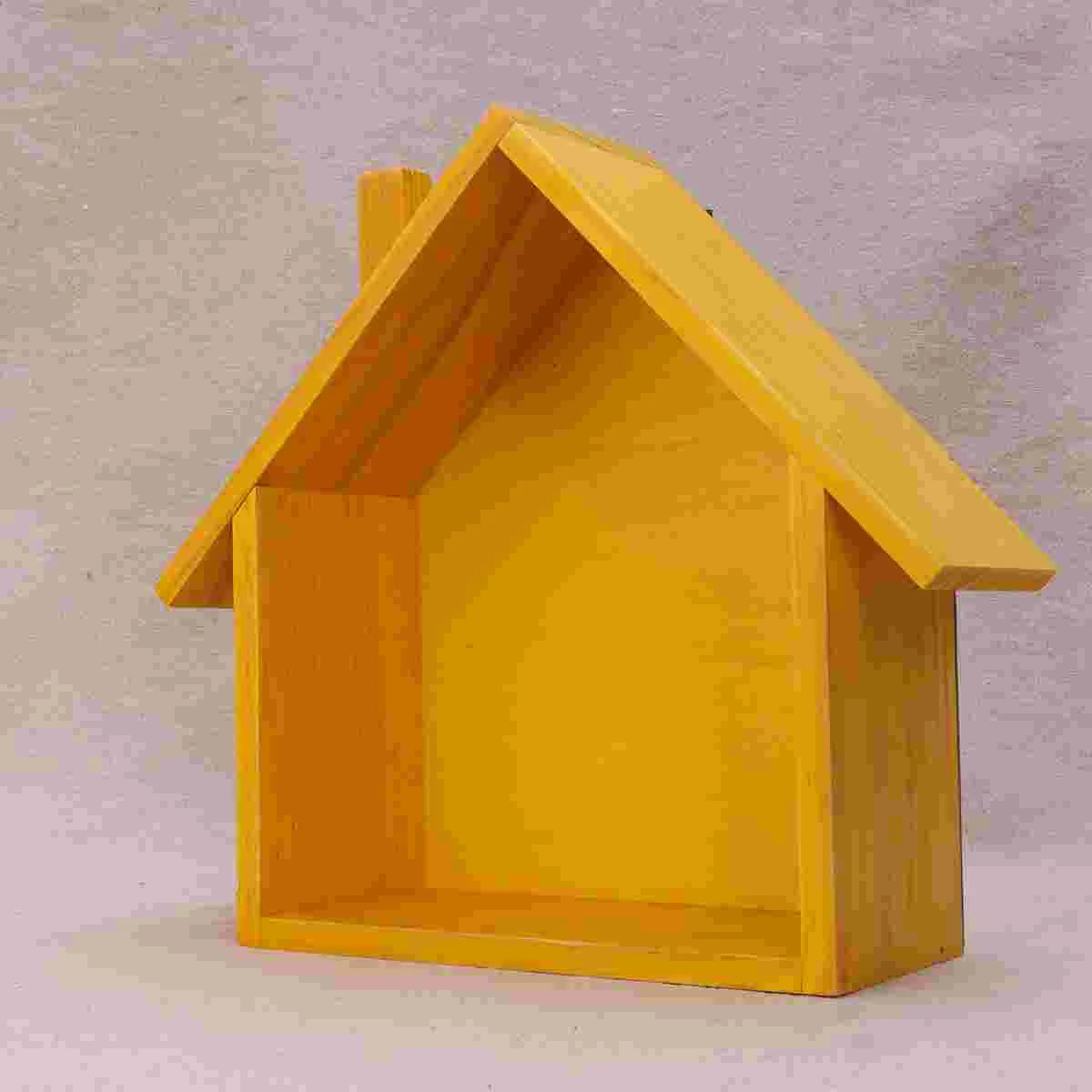 ÉTAGÈRE MURALE EN FORME DE MAISON