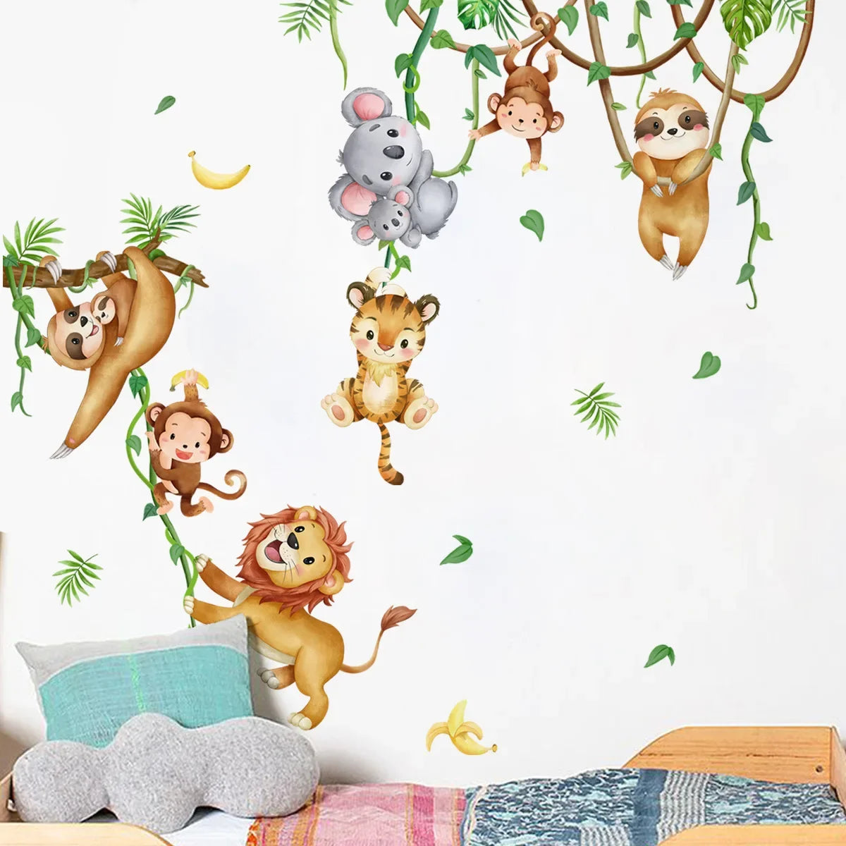 STICKER ANIMAUX DE LA JUNGLE