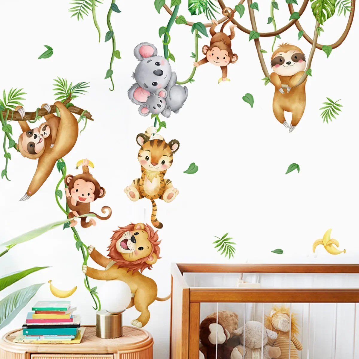STICKER ANIMAUX DE LA JUNGLE