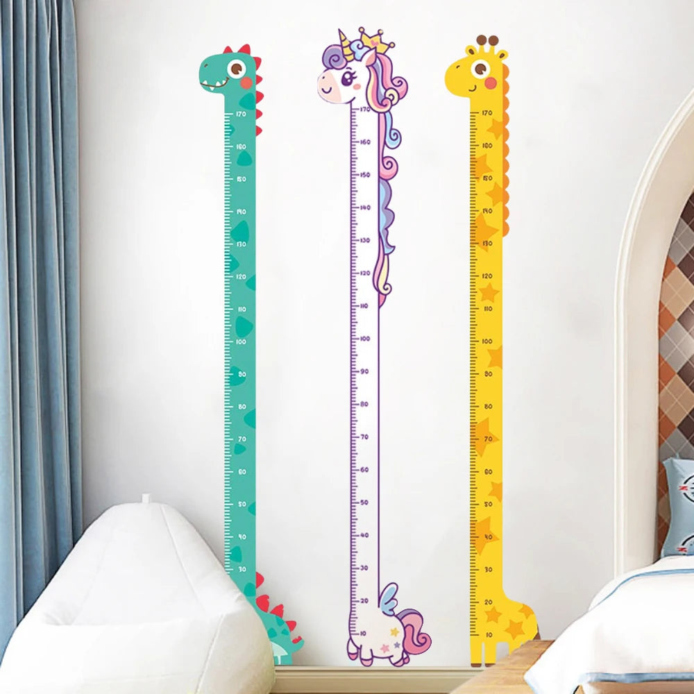 Sticker Toise Girafe-Licorne-Dinosaure