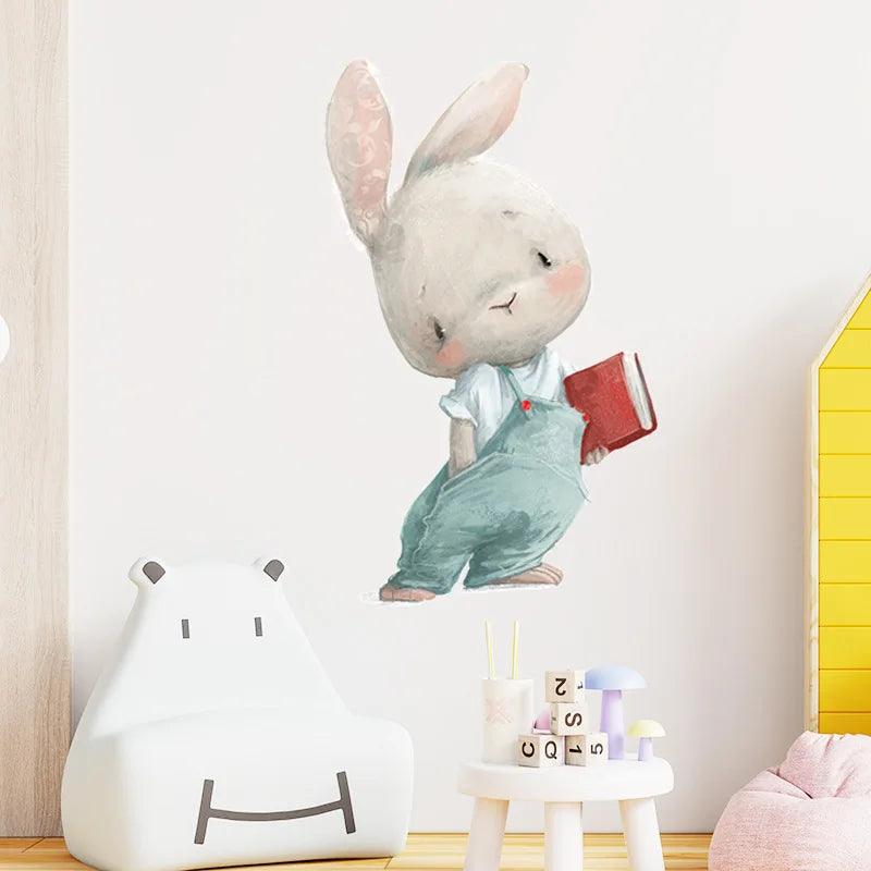 STICKER MURAL LAPIN
