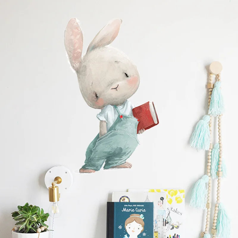 STICKER MURAL LAPIN