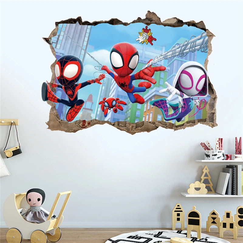 Sticker Mural Marvel-Super Héros