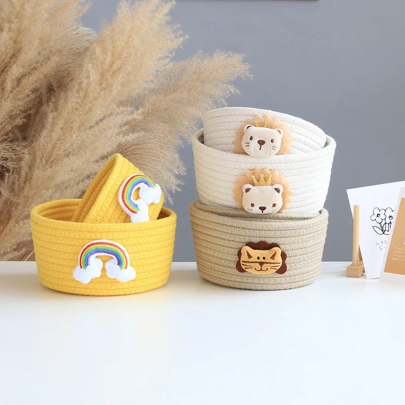 PANIER DE RANGEMENT MIGNONS POUR ENFANTS