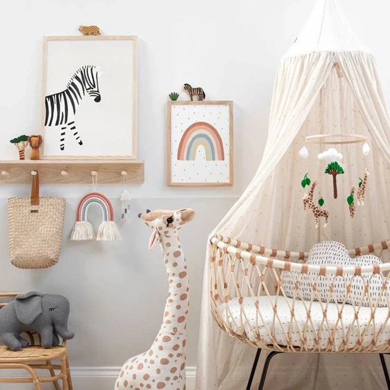 PELUCHE GÉANTE GIRAFE-DOUDOU ULTRA DOUX POUR ENFANTS