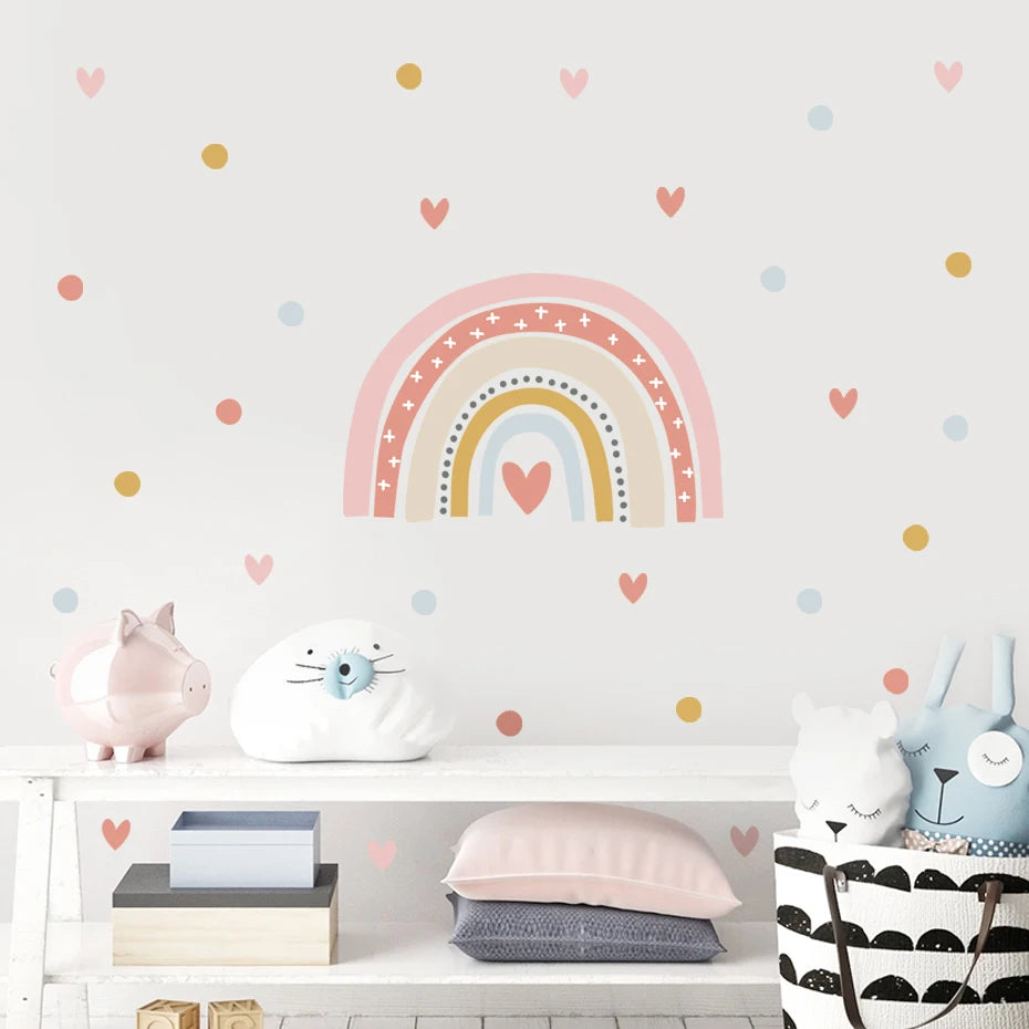STICKER MURAL ARC-EN-CIEL -PLUSIEURS MODÈLES