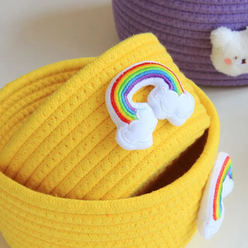 PANIER DE RANGEMENT MIGNONS POUR ENFANTS