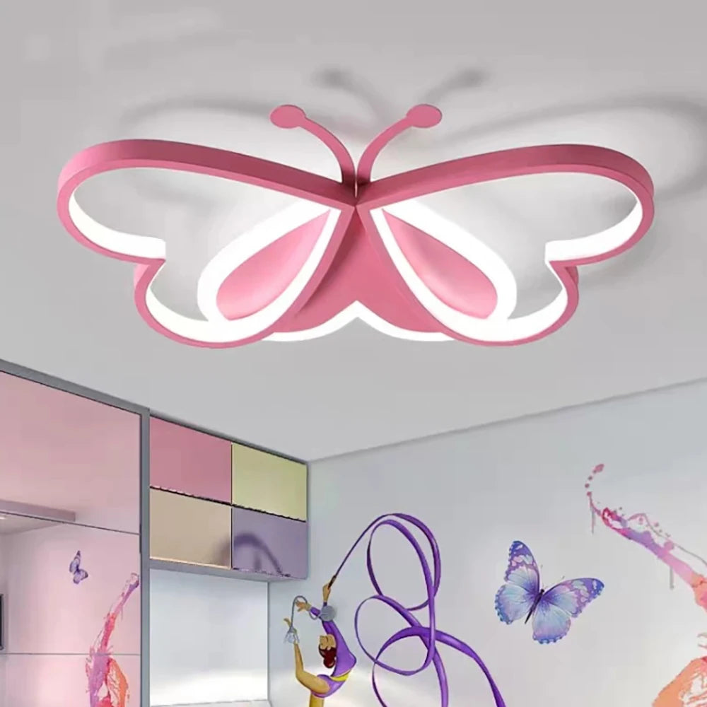 PLAFONNIER LED PAPILLON POUR CHAMBRE D'ENFANT