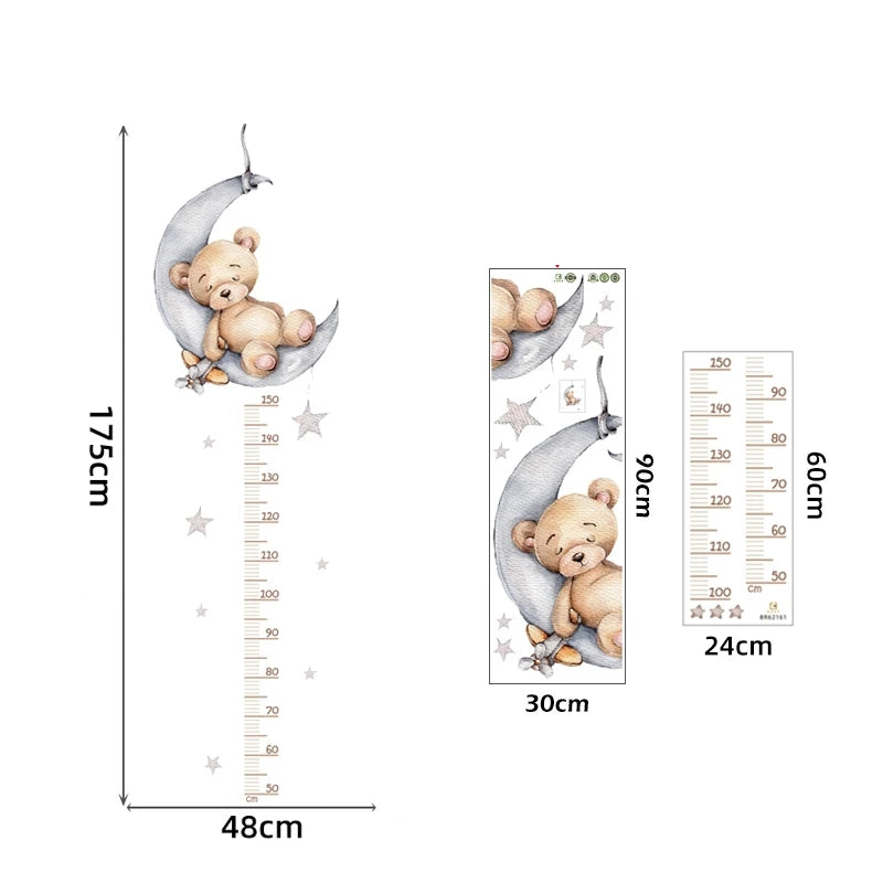 Sticker Toise Ourson Endormi