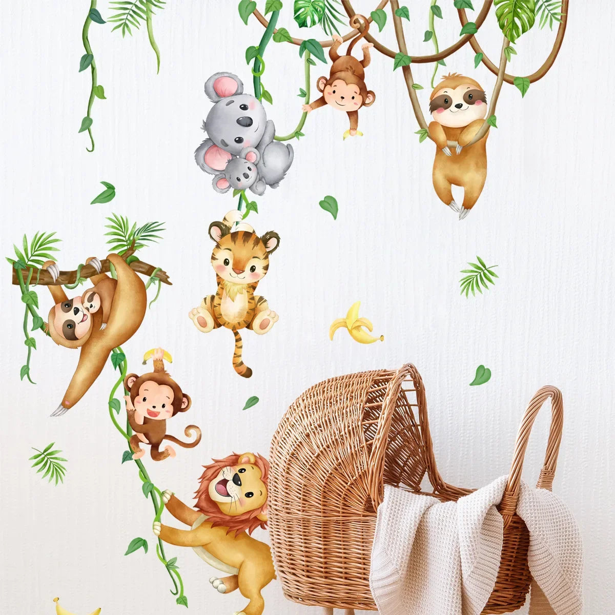 STICKER ANIMAUX DE LA JUNGLE