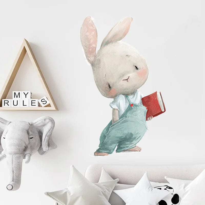 STICKER MURAL LAPIN
