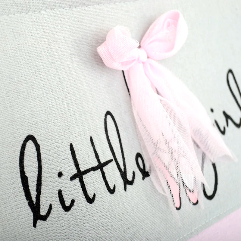 PANIER DE RANGEMENT ROSE LITTLE GIRL