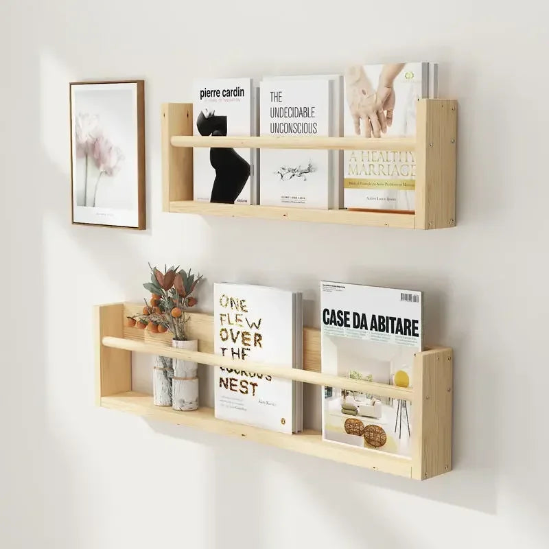 ÉTAGÈRE MURALE EN BOIS