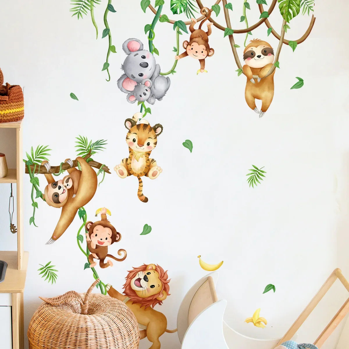 STICKER ANIMAUX DE LA JUNGLE
