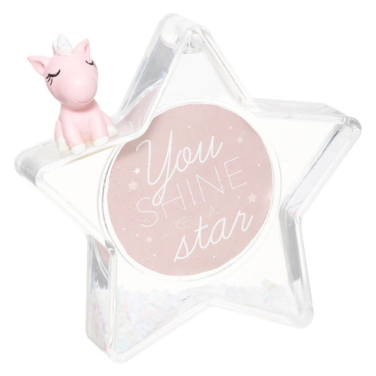 CADRE LICORNE A PAILLETTES-DÉCORATION MAGIQUE POUR CHAMBRE DE PETITE FILLE