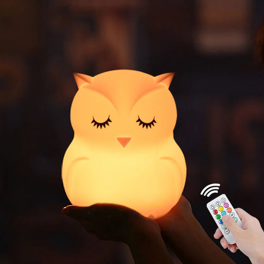 Veilleuse Animale en Silicone Rechargeable pour enfant-bébé