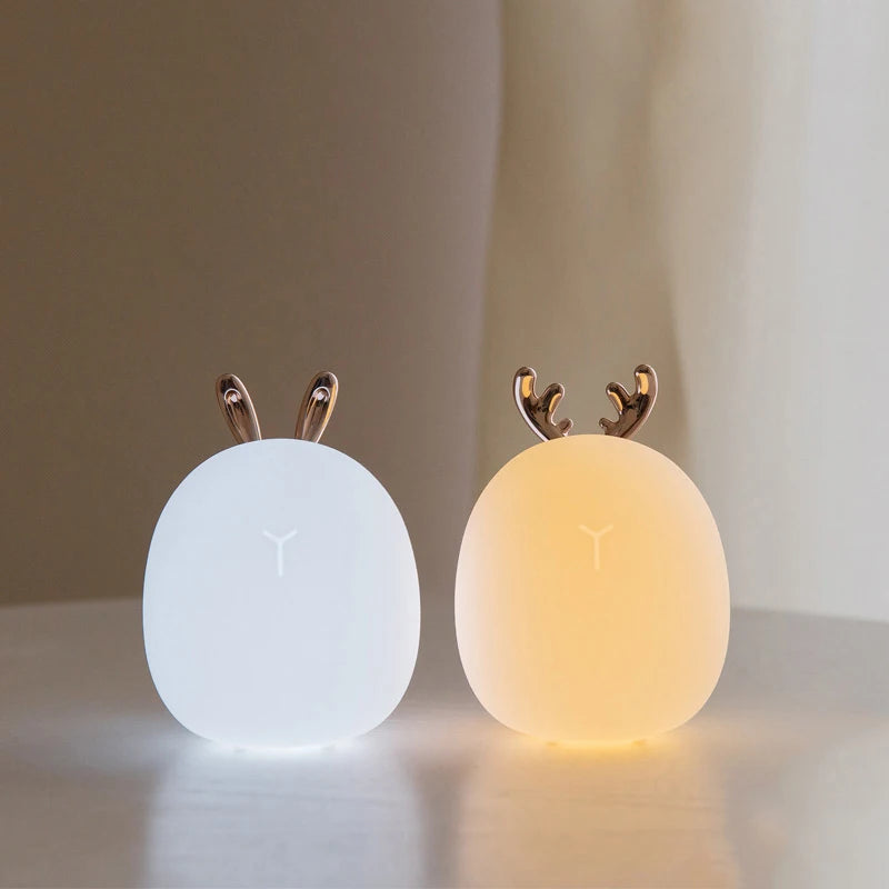 Veilleuse Led Lapin ou Cerf pour chambre d'enfant