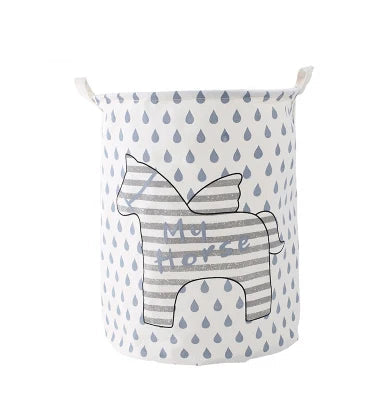 PANIER DE RANGEMENT PLIABLE EN TOILE