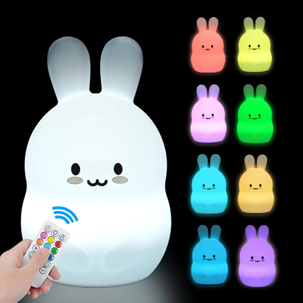Veilleuse Animale en Silicone Rechargeable pour enfant-bébé