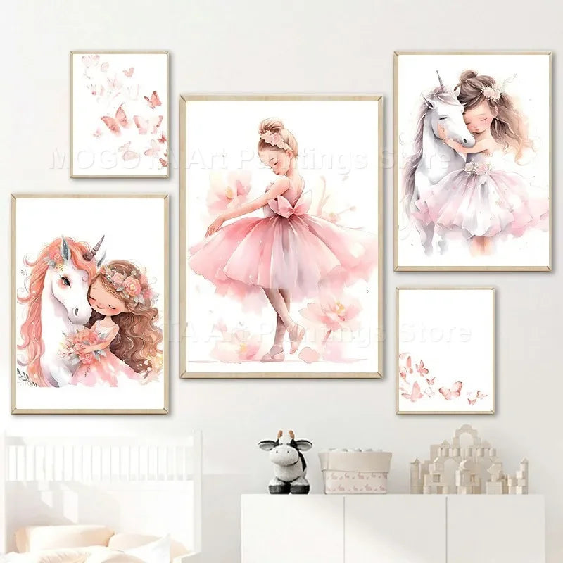 AFFICHE MURALE BALLERINE