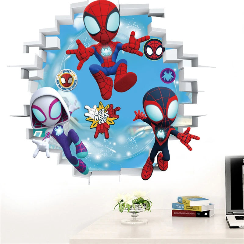Sticker Mural Marvel-Super Héros