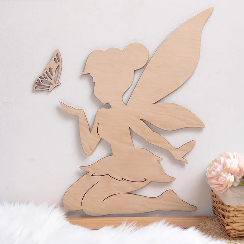 DÉCORATION MURALE EN BOIS-OURS-LION-RENARD-LAPIN POUR CHAMBRE ENFANT