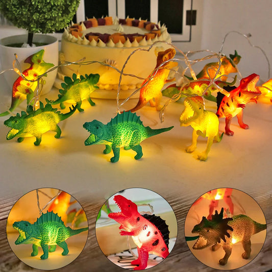 GUIRLANDE LUMINEUSE LED DINOSAURE 10 LED OU 20 LED