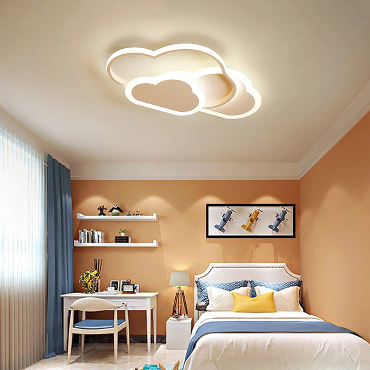 PLAFONNIER LED EN FORME DE NUAGE POUR CHAMBRE D'ENFANT