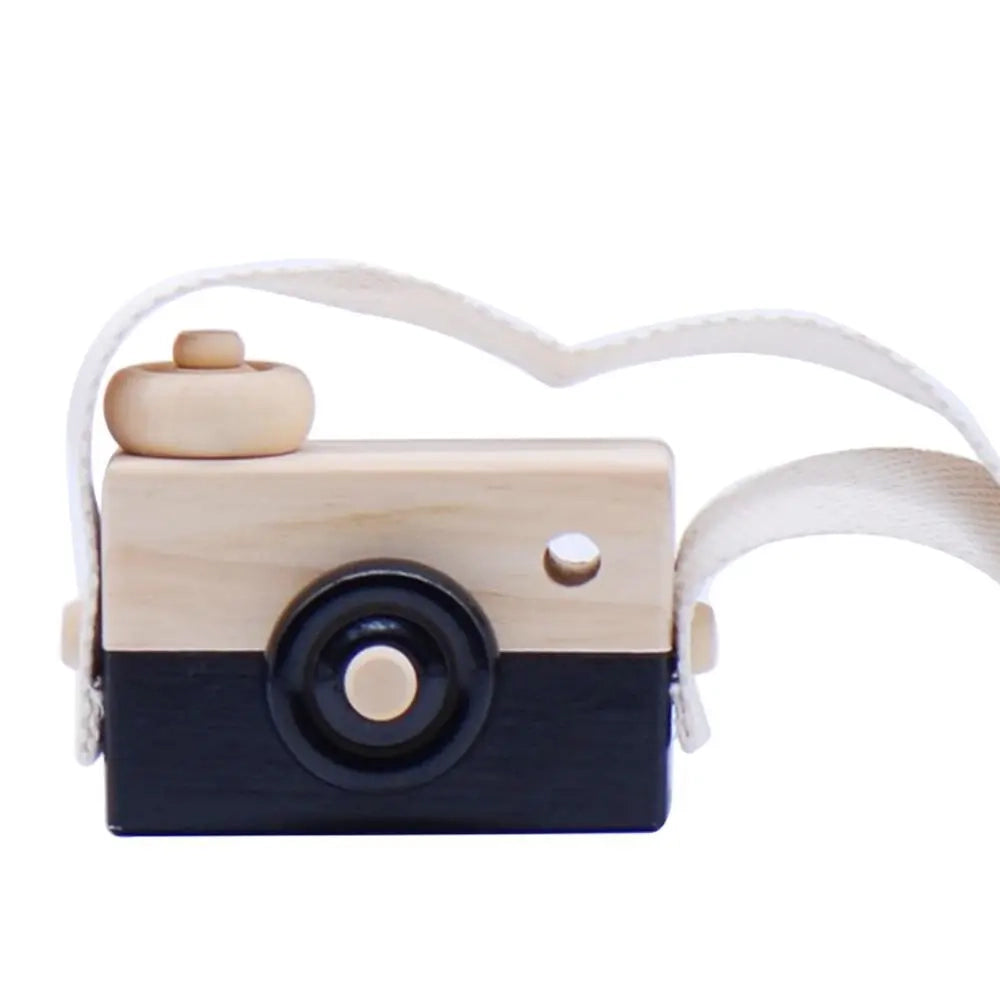 MINI APPAREIL PHOTO EN BOIS-DÉCORATION POUR CHAMBRE D'ENFANT