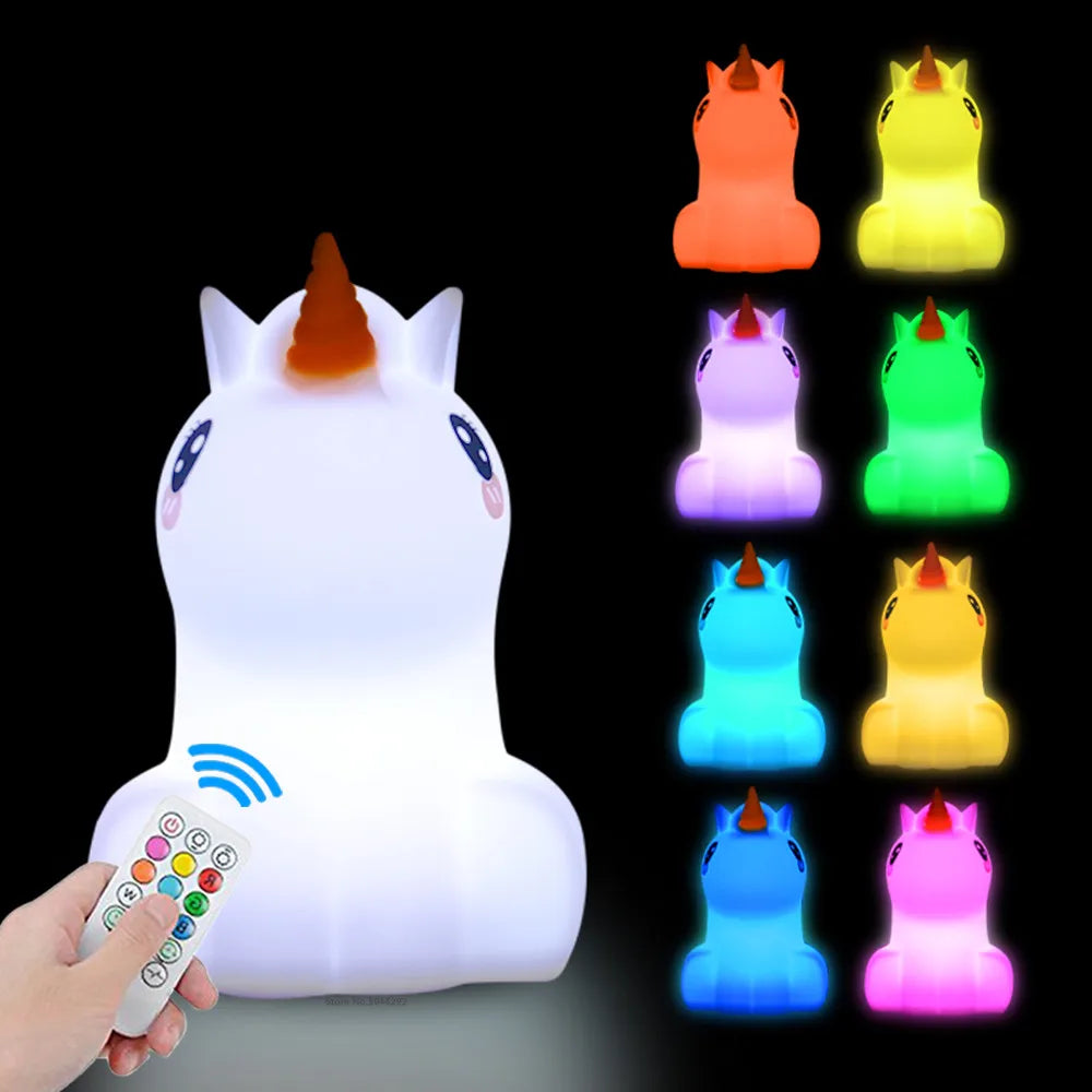 Veilleuse Animale en Silicone Rechargeable pour enfant-bébé