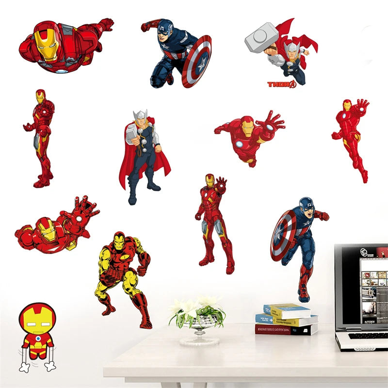 Sticker Mural Marvel-Super Héros