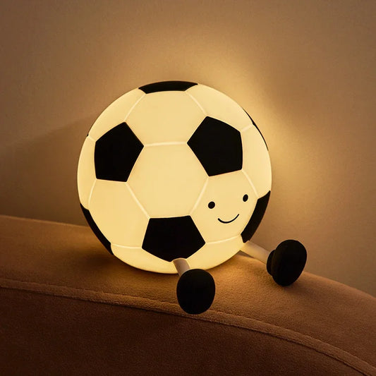 Veilleuse Ballon de Foot en Silicone Rechargeable