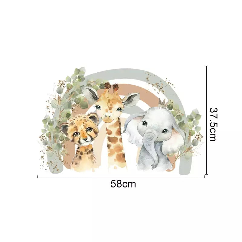 STICKER MURAL ANIMAUX-PLUSIEURS MODÈLES
