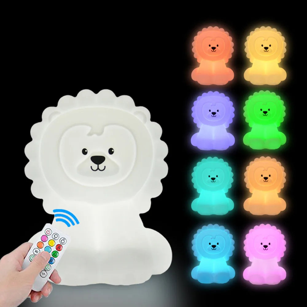 Veilleuse Animale en Silicone Rechargeable pour enfant-bébé