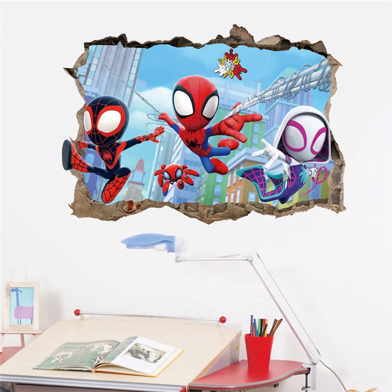 Sticker Mural Marvel-Super Héros