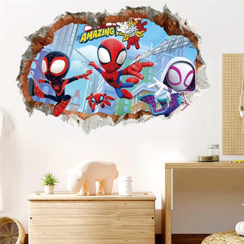 Sticker Mural Marvel-Super Héros