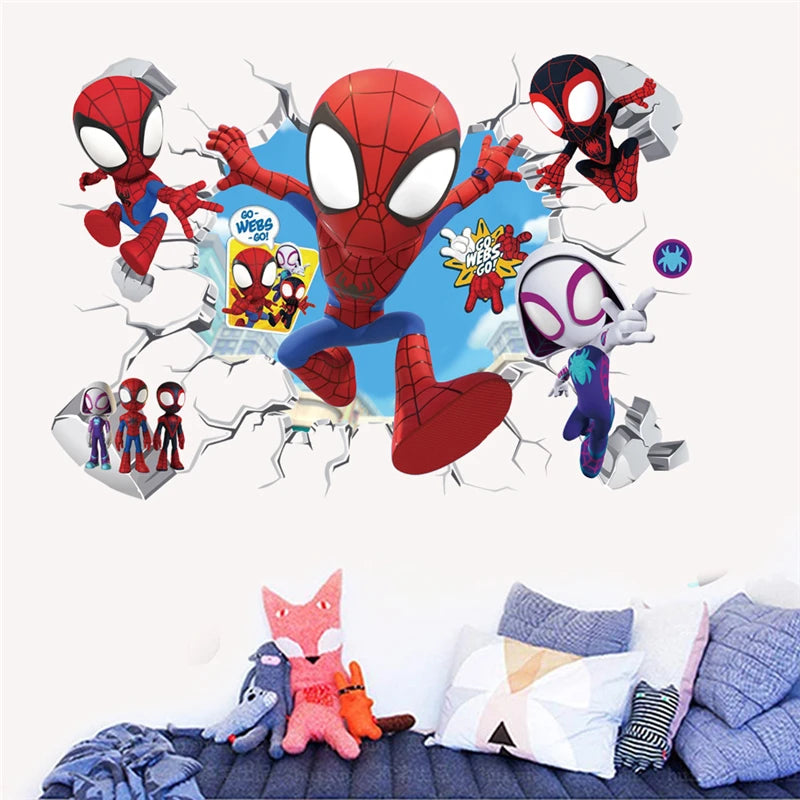 Sticker Mural Marvel-Super Héros
