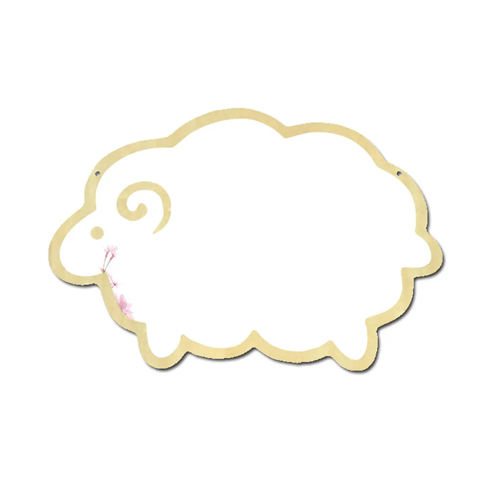 MIROIR ACRYLIQUE DÉCORATIF-ANIMAUX & FORMES CARTOON