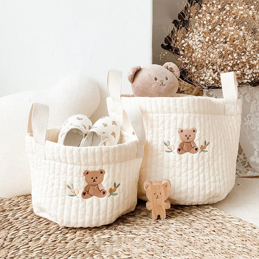 SAC DE RANGEMENT BRODÉ  POUR CHAMBRE ENFANT-BÉBÉ