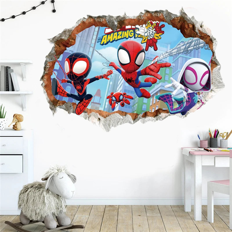 Sticker Mural Marvel-Super Héros